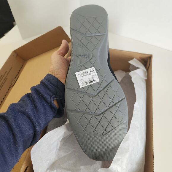 Clarks Men's Gorwin Step Loafer, Black Suede, 9 - Picture 8 of 9